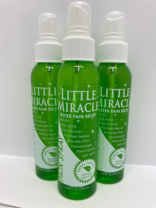 Paquete de tres “Little Miracle Pain Spray”™ (¡Ahorre $8,97!)