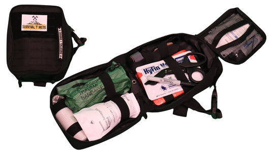 Kit IFAK de Survival Meds y accesorio para reposacabezas 